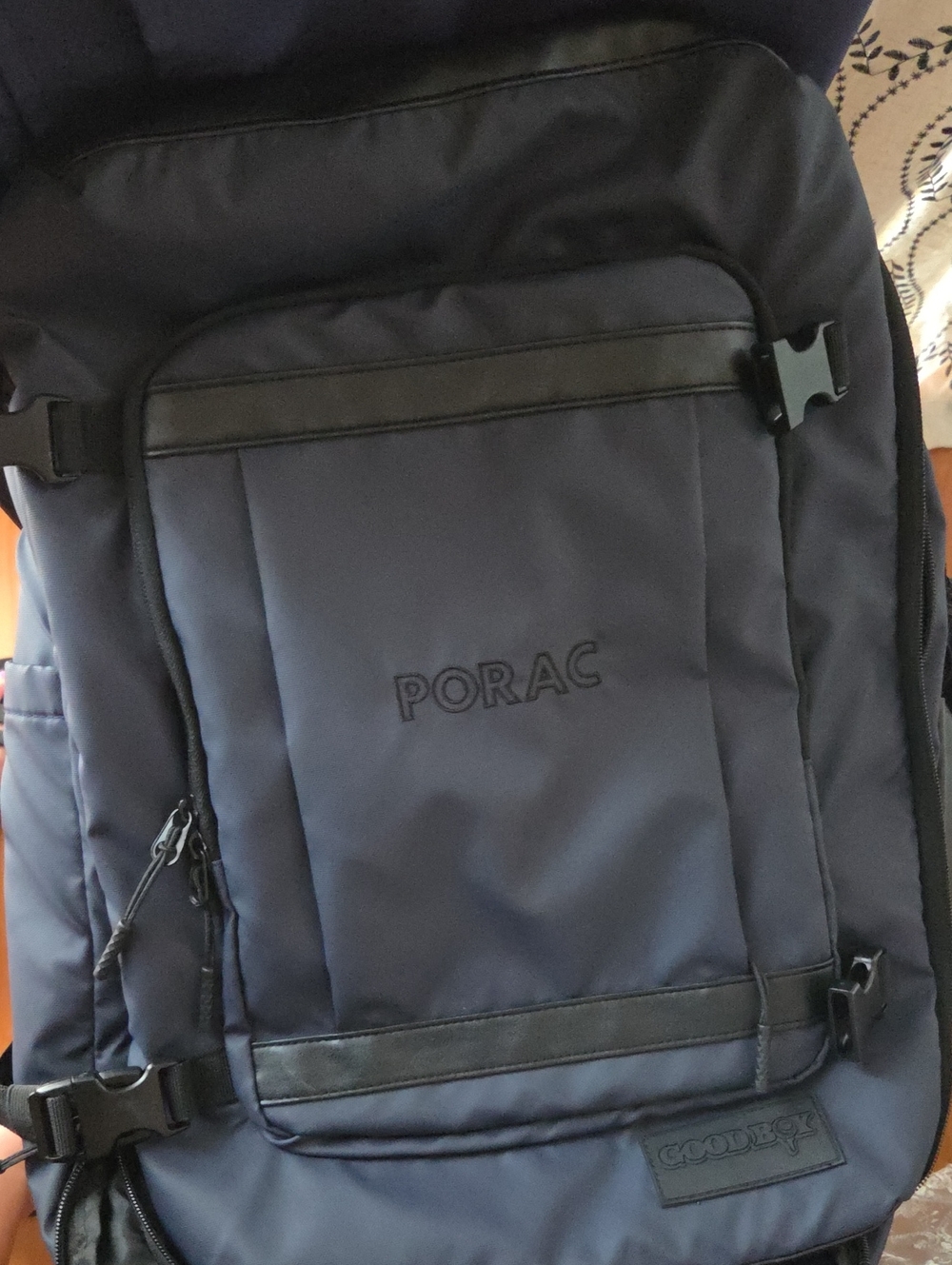 Navy Men's Backpack - Stylish Everyday Bag
